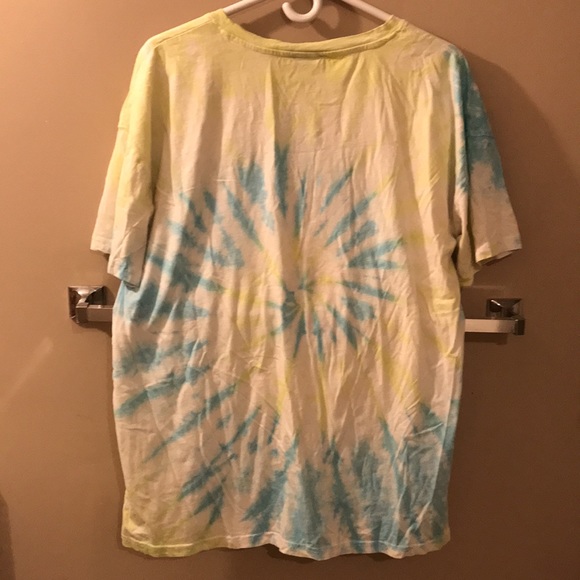 The Rolling Stones Blue & Green tyedye T-shirt - Picture 4 of 4